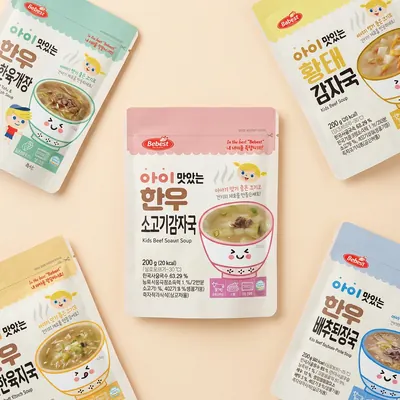 베베스트, 아이 맛있는 아이국, 10종 각 1개, 10개