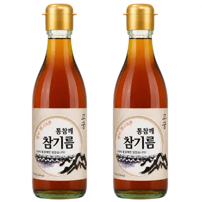 고궁 통참깨 참기름, 350ml, 2개
