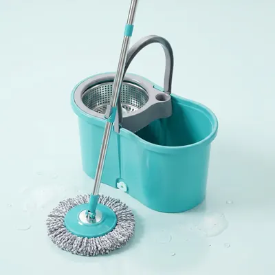 순수팩토리 회전 물걸레 청소기, 본품 45x24.5x22, 밀대봉 95-123cm, 2개