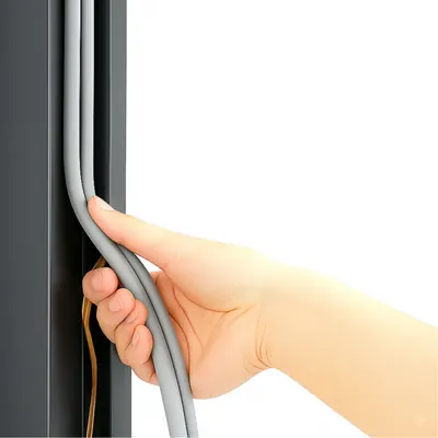 쇼앤엔 틈새 고무패킹 문풍지, 그레이, 2.5m, 4개입, 1세트