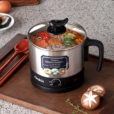 키친플라워 쿠킨 돌핀 멀티 라면포트, 1.8L, 1개