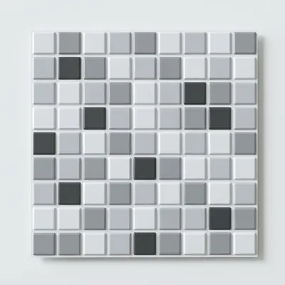 타일인테리어 접착식 셀프타일, C형, 300x300x3(mm), 12개, 1세트