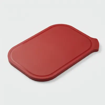 애슬라 칼집 안나는 4T 양면 항균 TPU 도마, 크림슨레드, 418 x 279 x 4 mm, 1개