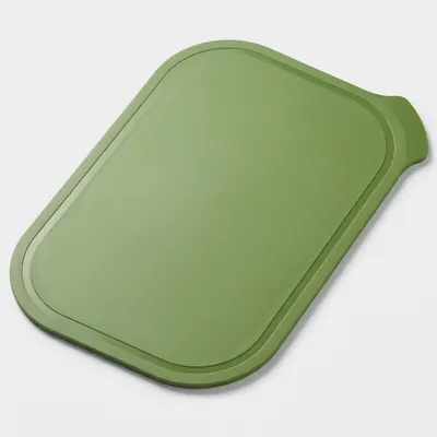 애슬라 4T 양면 항균 TPU 도마 대형, 올리브그린, 418x279x4mm, 1개