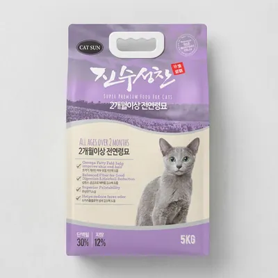 진수성찬 고양이 사료 대용량, 5kg, 1개, 닭