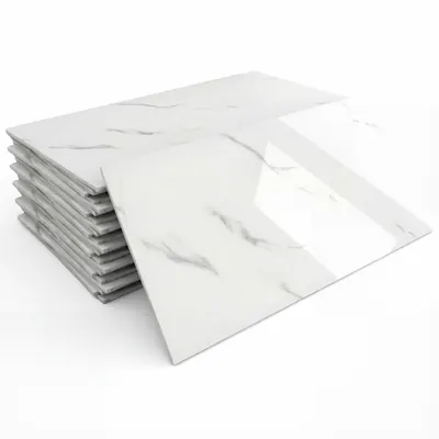 제이에스맘 타일 대리석 시트지, 바로크화이트마블, 300x600mm, 7개