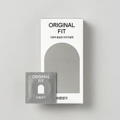 바른생각 오리지널핏, 12매입, 1개