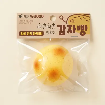 포포팬시 감자빵 말랑이, 60g, 1개