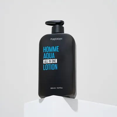 퓨어덤 옴므 아쿠아 올인원 로션, 500ml, 1개