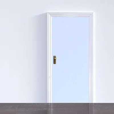 심플 단색 현관문 시트지, 아이보리, 100cm x 210cm, 1개