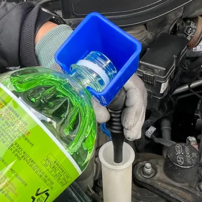 휴대용 자동차용 기름 깔때기, 일체형, 1개
