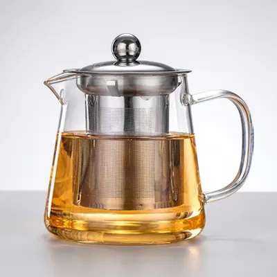 티메이커 티포트, 투명, 450ml, 1개