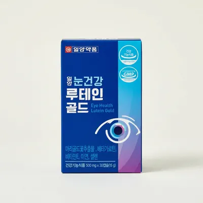 일양약품 눈건강 루테인 골드, 500mg, 30캡슐, 4박스