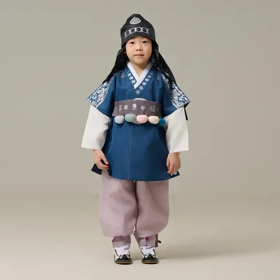 고급 남아 한복 아동 한복 돌복 유아 키즈 돌잔치 국산 한복 설빔, 250 어깨은박 진곤색, 백일