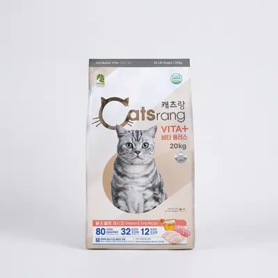 고양이 사료 캐츠랑 비타플러스, 20kg, 1개