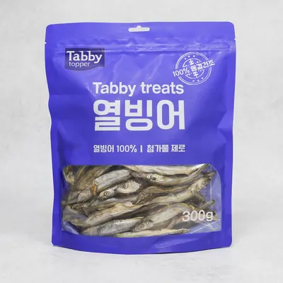 테비 동결건조 열빙어 강아지간식, 300g, 1개