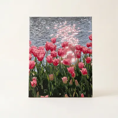 플레이어바웃 DIY 명화그리기 바다빛 튤립 GX44200, 40x50cm, 1개