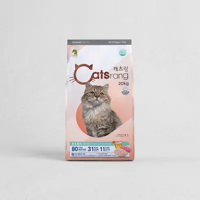 캐츠랑 전연령 고양이 사료, 20kg, 1개