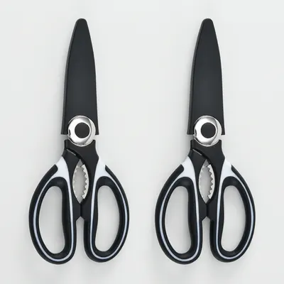비로르 304 스텐 주방 가위, 팬더, 20.5cm, 2개