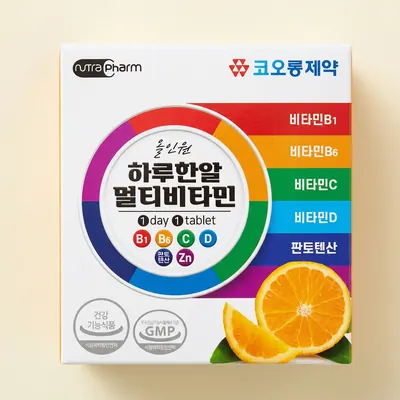 코오롱제약 올인원 하루한알 멀티비타민, 900mg, 60정, 5박스
