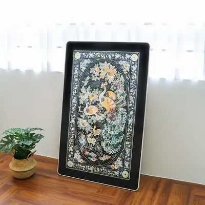 Gallery Deco 봉황자개무늬 자개상, 2인용, 600x400cm, 1개