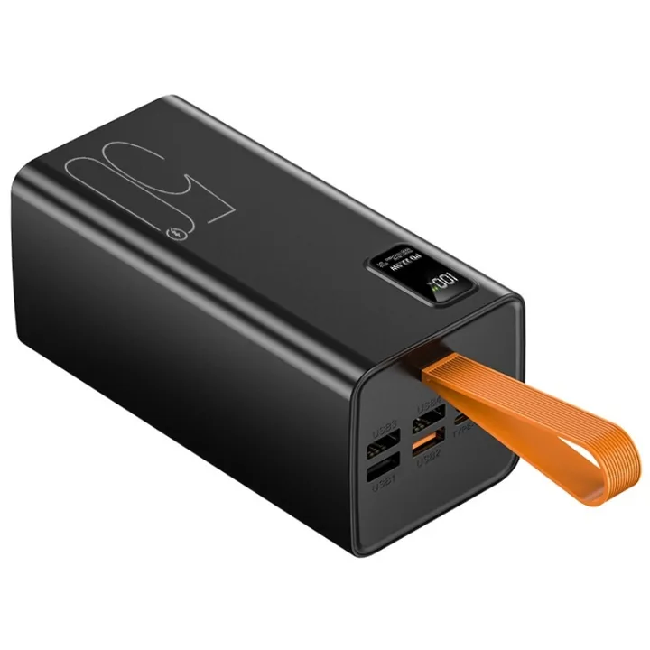 멀티단자 대용량 보조배터리 50000mAh 고속충전 PD 22.5W, 블랙