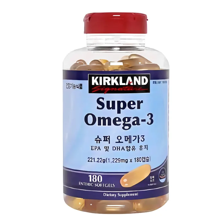 커클랜드 슈퍼 오메가3 EPA 및 DHA 함유 1229mg