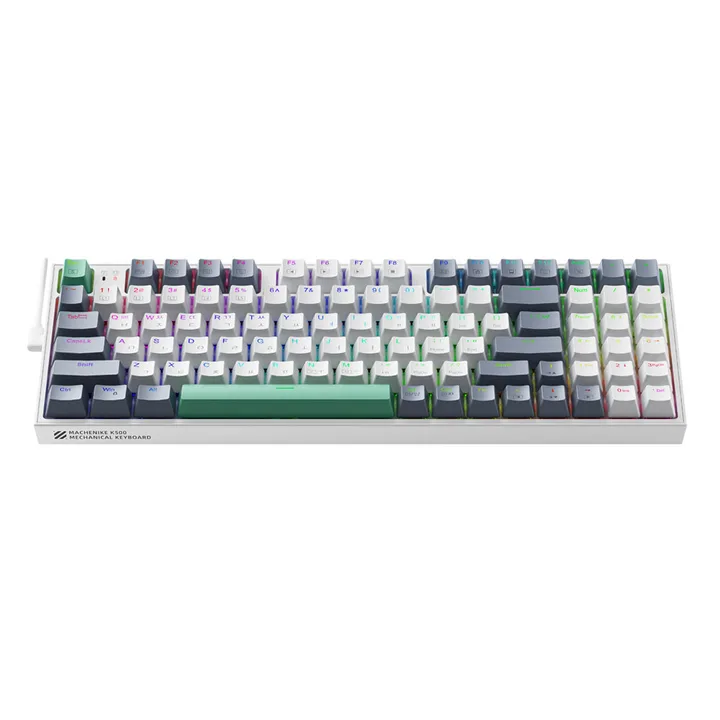 Machenike 매카닉 K500-B94 적축 RGB 핫스왑 94키 풀배열 유선 기계식 게이밍 키보드, K500-B94 풀배열 적축 기계식 키보드, 적축