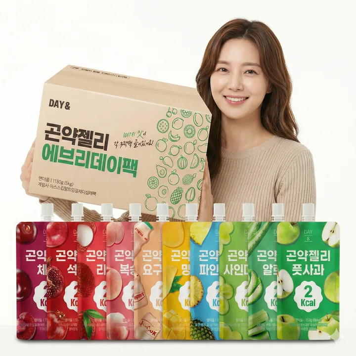 데이앤 에브리데이팩 곤약젤리 150g 10종 x 3개입, 30개, 150g