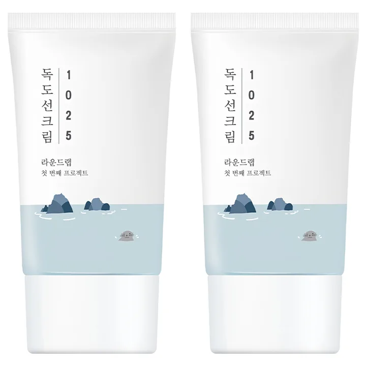 라운드랩 1025 독도 선크림 SPF 50+ PA++++, 50ml, 2개