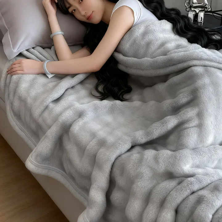 FASEN 보들보들 프리미엄 무름담요 극세사 밍크 소파 캠핑 차량 담요 담요 블랭킷