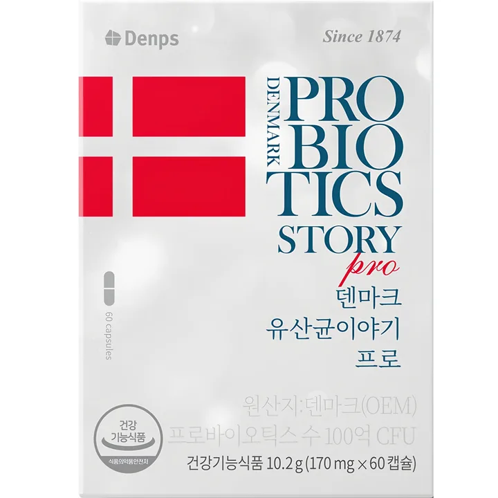 덴프스 정품 덴마크 유산균이야기 프로, 60정, 1개