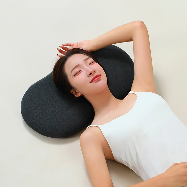 YOPENCE 고밀도 메모리폼 낮은베개 바른목 숙면베개, 1개, 다크 그레이