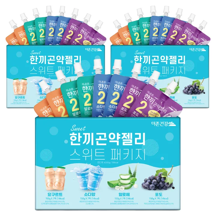 더존건강 한끼곤약젤리 스위트 패키지 28개입