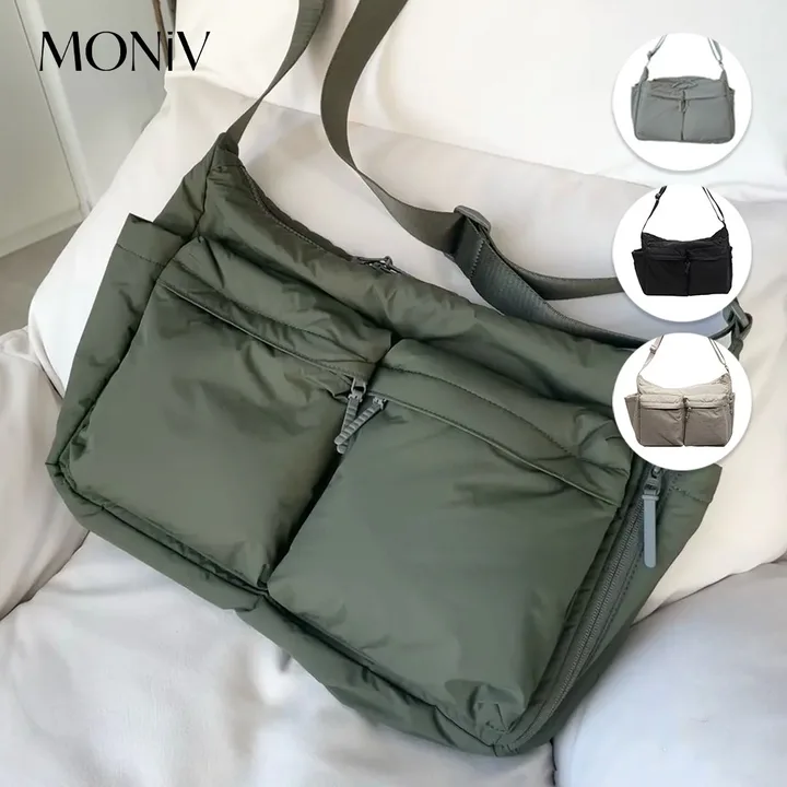 모니브 멀티포켓 보부상 아이패드 크로스백 숄더백 가벼운 가방