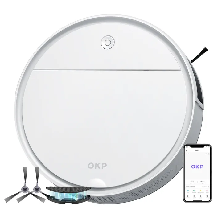 르팡 OKP 초소형스마트 로봇청소기 K5Pro ,흡입+물걸레 ,동급 최강 가성비, APP 한국어 지원, K5 Pro