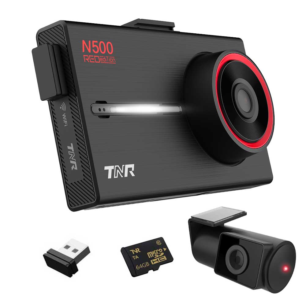 현대티앤알 2채널 전후방 FHD+FHD N500 와이파이 블랙박스 A/S 2년 보증, 전국 무료 방문 설치, 32GB