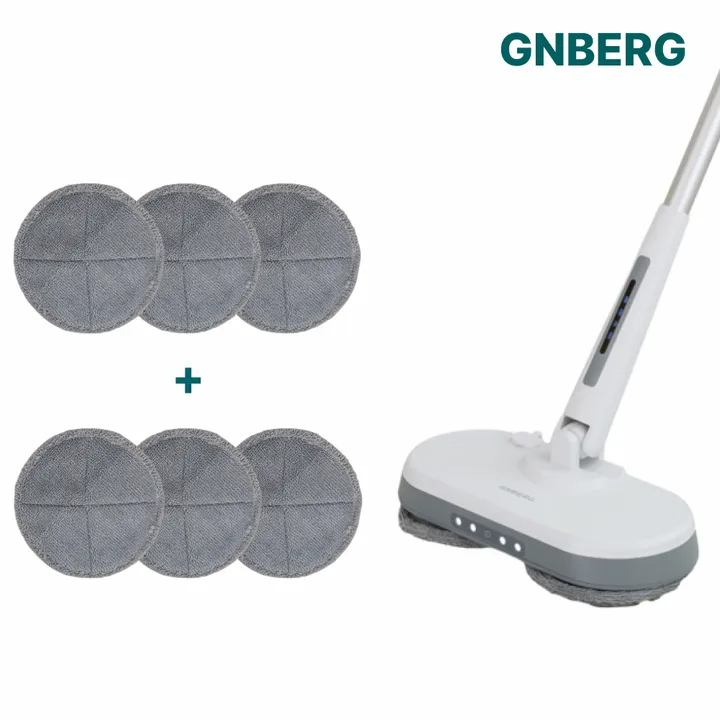 지엔베르그 차이슨 무선 물걸레청소기, 화이트, GN-2000R