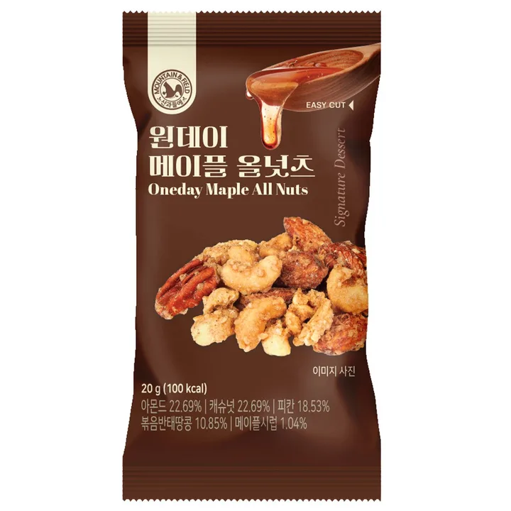산과들에 원데이 메이플 올 넛츠, 50개