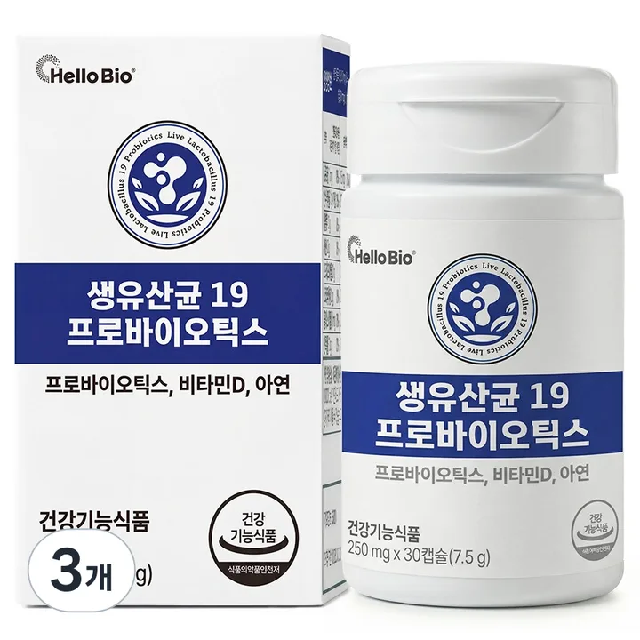 헬로바이오 생유산균 19 프로바이오틱스 7.5g