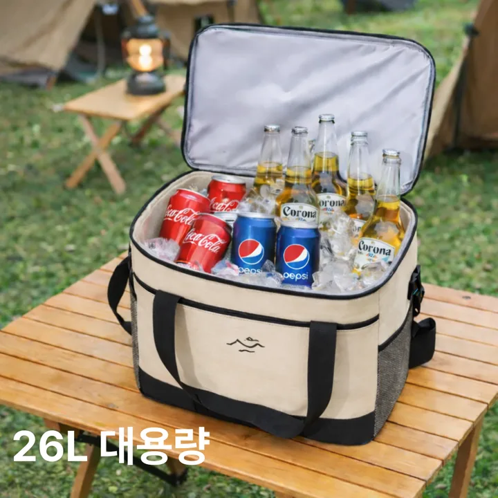 젠토 온도락 보온 보냉백 쿨러백 아이스 가방 캠핑 피크닉