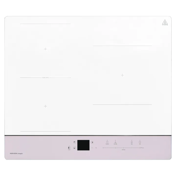 나비엔매직 인덕션 전기레인지 3구 화이트, ERI-3443AF, 빌트인